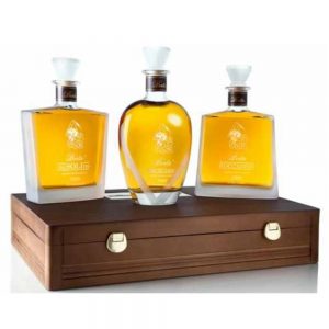 Grappa Riserve 2016 Roccanivo, Bric del Gaian e Tre Soli Tre" Cassetta in Legno Berta