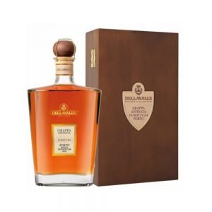 Grappa Affinata in Botti da Porto "Cassetta in Legno" Dellavalle