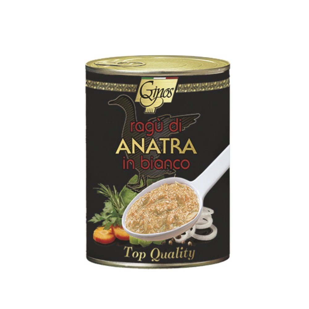 Ragù di Anatra Bianco 400 Grammi Ginos