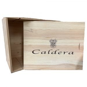 Cassetta in Legno da 6 Bottiglie Vuota di Caldera