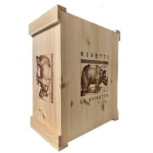 Cassetta in Legno da 6 Bottiglie Vuota La Spinetta