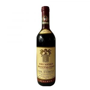 Brunello di Montalcino Riserva 1978 Tenuta Col D'Orcia