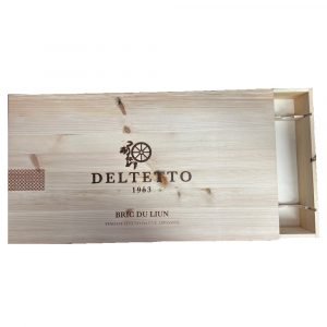 Cassetta in Legno da 9 0,375 Vuota “BRic du Liun” Deltetto