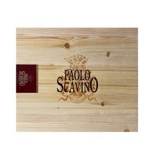 Cassetta in Legno Vuota da 6 Bottiglie Paolo Scavino