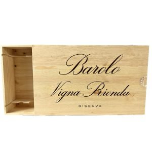 Cassetta in Legno da 6 Vuota "Riserva Vigna Rionda" Massolino