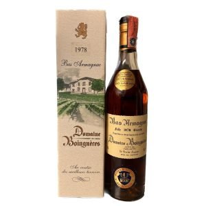 Bas Armagnac Folle Blanche 1978 Domaine Boingneres