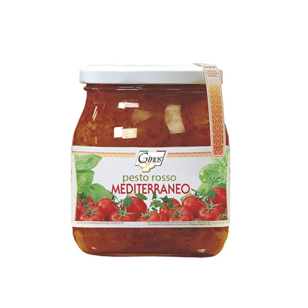 Pesto Rosso Mediterraneo 510 Grammi Ginos