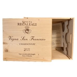 Cassetta in Legno da 6 di Chardonnay Vuota Tasca d’Almerita