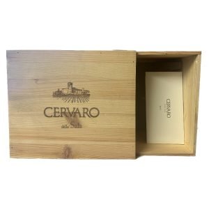 Cassetta In Legno da 6 Bottiglie “Cervaro Della Sala" Castello della Sala
