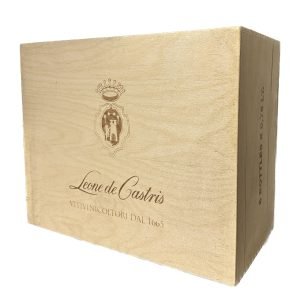 Cassetta In Legno da 6 Bottiglie Vuota Leone de Castris