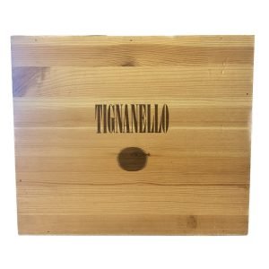 Cassetta In Legno da 6 Bottiglie Vuota “Tignanello 2016” Marchesi Antinori