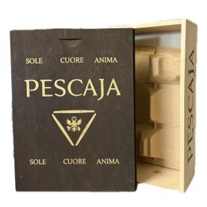 Cassetta in Legno Vuota da 3 Bottiglie Pescaja