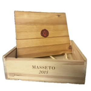 Cassetta in Legno da 3 Vuota Masseto 2015