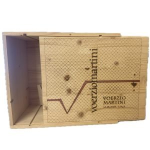 Cassetta in Legno da 6 Bottiglie Vuota Voerzio Martini